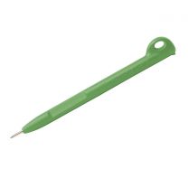 Detectable One-Piece Pens (Pack of 50) - Blue Ink, Green Housing, Lanyard