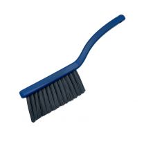 Metal Detectable Resin-Set Hand Brush with Soft Bristles - Blue