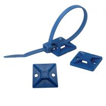 Metal Detectable Cable Tie Mounts (Pack of 10)