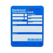Detectable Equipment Traceability Card