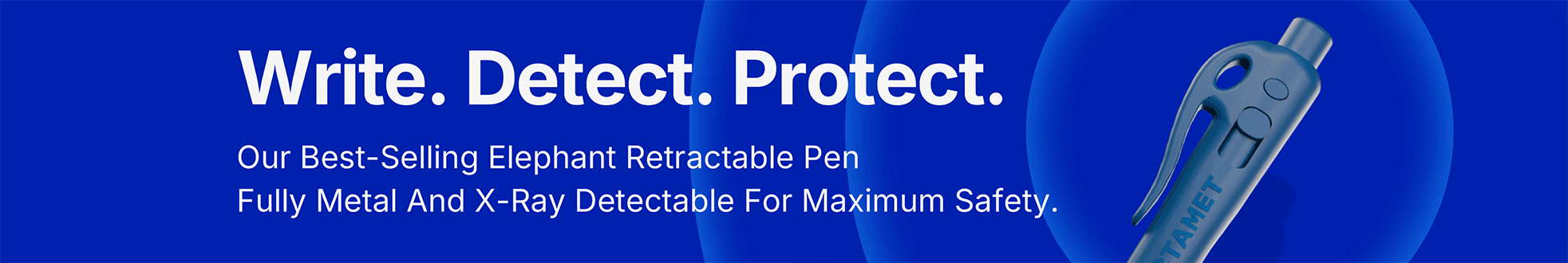 Metal Detectable Elephant Pens