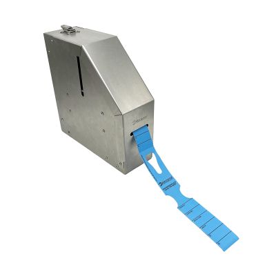 Stainless Steel Keyhole Loop Tag Dispenser - Suitable for Laser Engraving. Contact us via phone, email or live-chat for information
