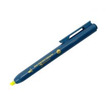 Metal Detectable Retractable Highlighter - Yellow Ink